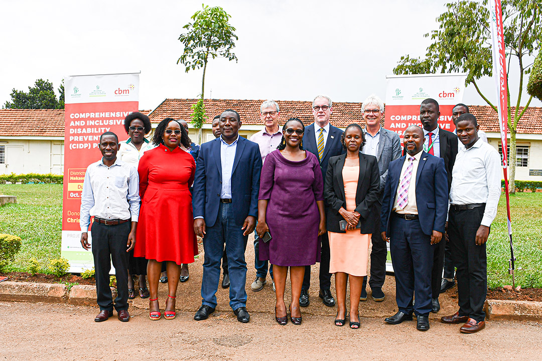 Dr. Rainer Brockhaus, Chief Executive Officer(CEO) Christian Blind Mission(CBM)–together with  Board Members visit Mildmay Uganda